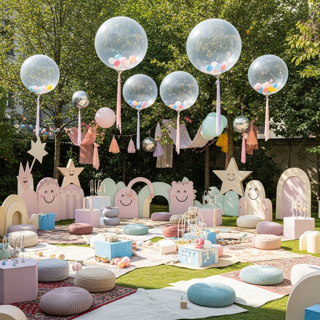 Hüpfburg mieten Wien – Heimtransport sicher organisieren – Detailaufnahme von Dekoration und Softplay-Elementen in Wien