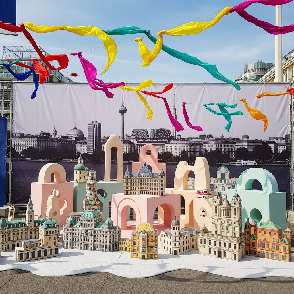 Hüpfburg mieten in Wien-Landstraße – City-Vibes für den 3. Bezirk – Detailaufnahme von Dekoration und Softplay-Elementen in Wien