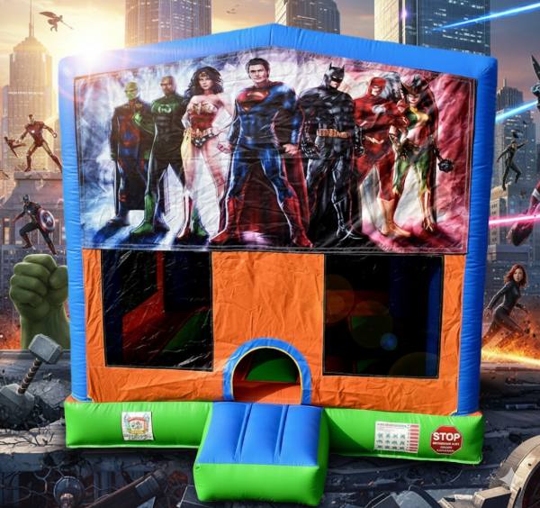 Hüpfburg MARVEL Superhelden Hüpfburg mieten Wien – Partybienchen