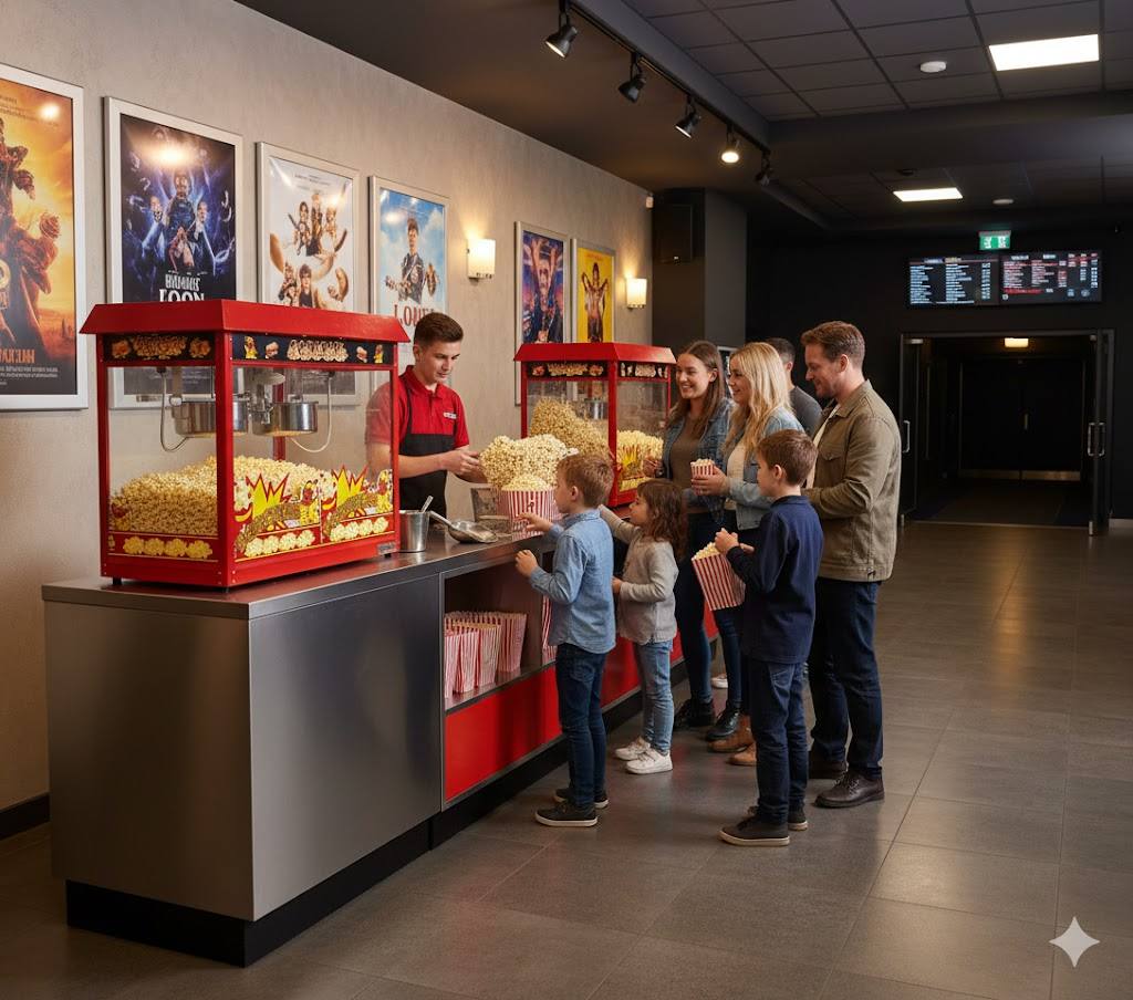 Partyzubehör Doppel Popcornmaschine mieten Wien