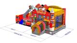 Hüpfburg Feuerwehr Hüpfburg – Ansicht 5