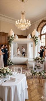 Hüpfburg Hochzeitshüpfburg – Ansicht 1