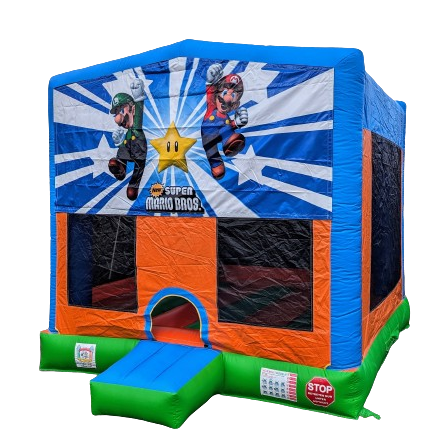 Hüpfburg Super Mario mieten Wien – Ansicht 2