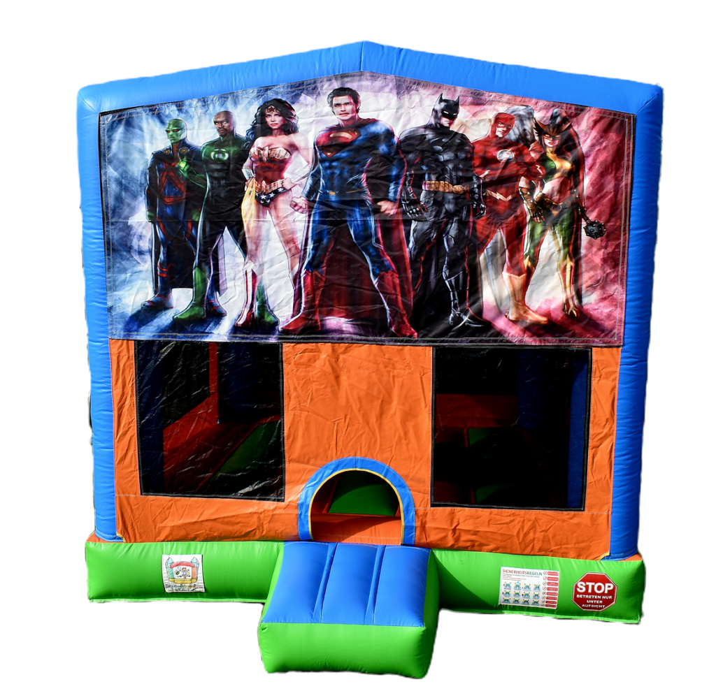 Hüpfburg MARVEL Superhelden mieten Wien – Ansicht 2