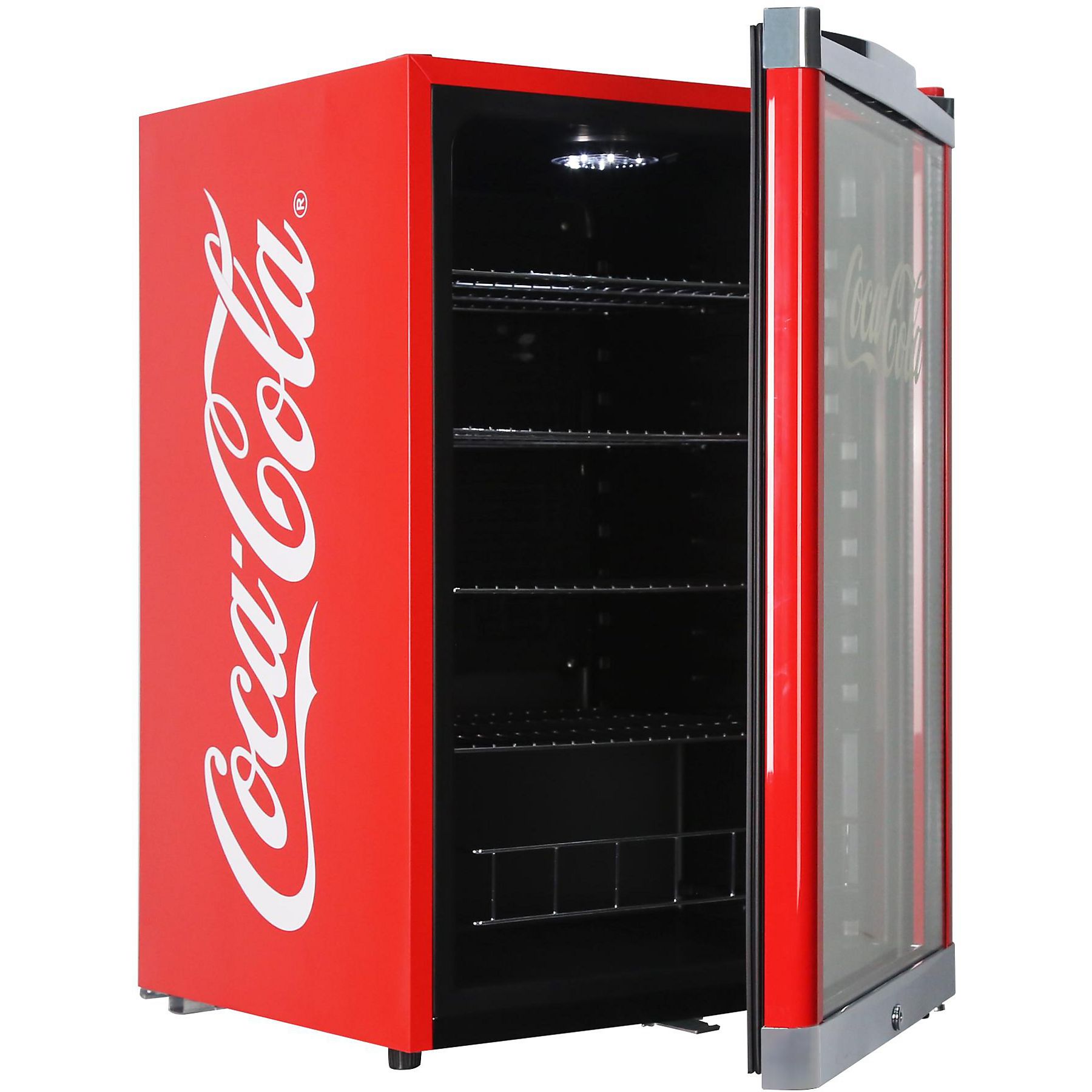 Partyzubehör Coca-Cola Kühlvitrine mit Glasfront mieten Wien – Ansicht 2